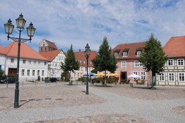 Wall Mural - Marktplatz Historischer Stadtkern Angermünde