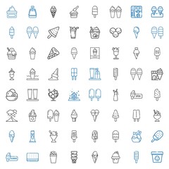 Sticker - frozen icons set