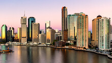 High-rise Buildings In Brisbane CBD