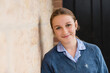 © Gillian Vann/Austockphoto - portrait of a young teen in school uniform, with copyspace