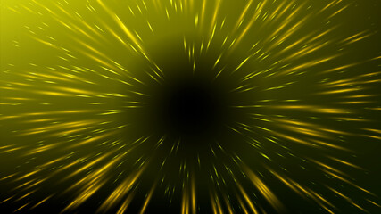 Wall Mural - Vector illustration of faster than light (FTL) interstellar or intergalactic travel. Speed of light and hyperspace. Colorful design template for poster, banner, cover, catalog, wallpaper.
