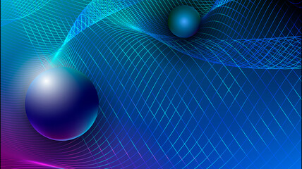 Wall Mural - Vector illustration of faster than light (FTL) interstellar or intergalactic travel. Speed of light and hyperspace. Colorful design template for poster, banner, cover, catalog, wallpaper.

