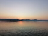 Fototapeta Zachód słońca - Lake Turgoyak