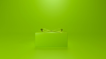 Wall Mural - Present box 3d render for background