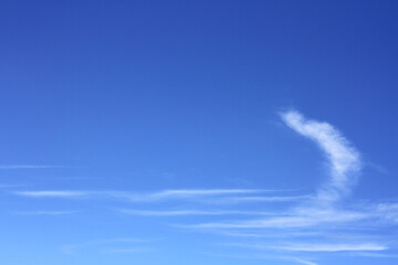 blue sky with clouds for background