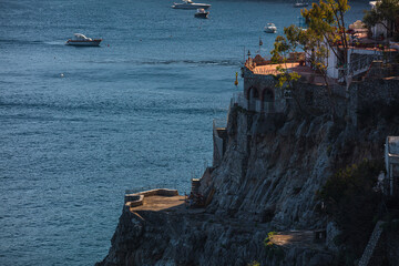 View of the Amalfi Coast, Italy, Europe