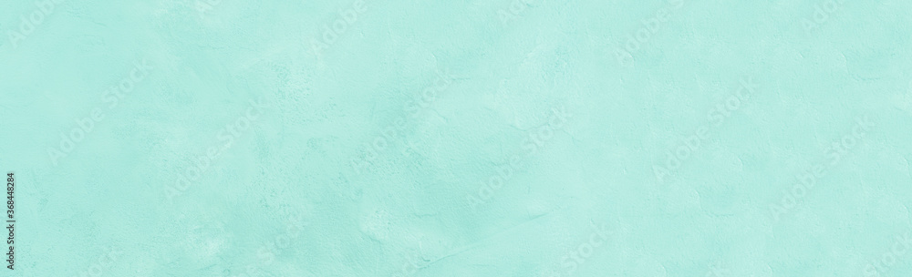 Turquoise textured painted concrete background - obrazy, fototapety, plakaty 