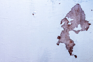 Wall Mural - Rusted and corroded on a metallic white background. Rusted and corroded on metal white background. texture