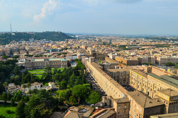 Poster - Vatican CITY. Catholic faith center and one of the most visited places in the world