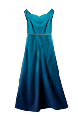 Sticker - Blue gown isolated