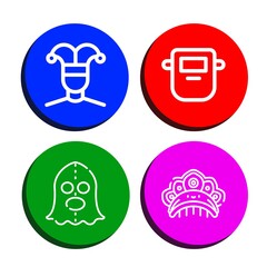 Sticker - Set of costume icons