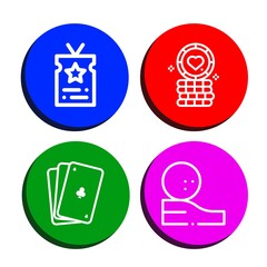 Poster - club icon set