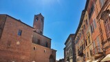 Fototapeta Big Ben - Medieval buildings of Città della Pieve, Umbria, Italy.