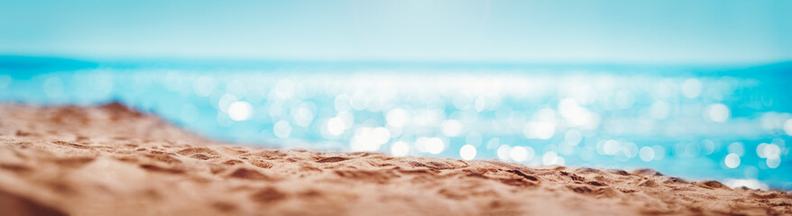 Fototapete - Blurred sea backgroundBlurred sea background with beautiful bokeh