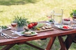 © Creative Flame - Farm to table picnic setting outdoors