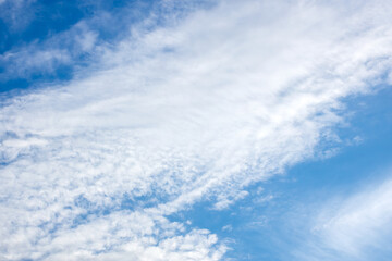 Sticker - Blue sky and white clouds fine weather