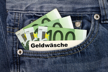 Sticker - Geldwäsche