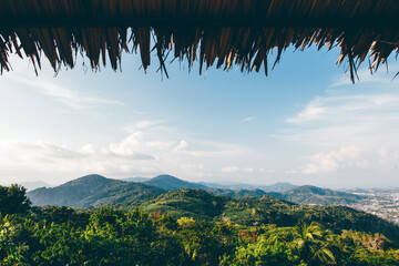 View of the hills of Phuket, Thailand