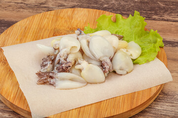 Raw seafood - cuttlefish for cooking