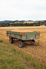 Canvas Print - old wooden cart