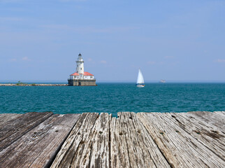 Poster - Chicago Harbor Lighthouse, built in 1893