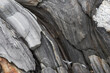 Curved Metamorphic Rock Patterns - Natural Grainy Patterns