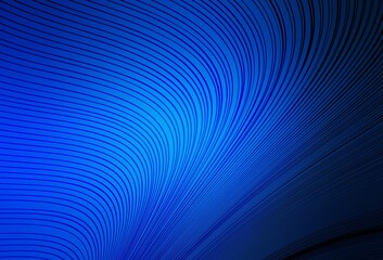 Dark BLUE vector background with lines.