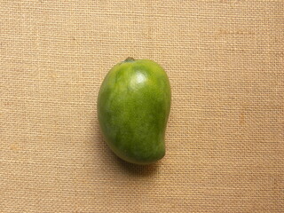 Wall Mural - Green color whole ripe fresh Neelam mango
