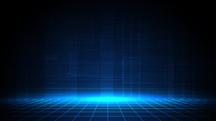 Wall Mural - circuit technology background