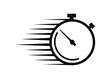 © Bohdan - Timer fast delivery vector icon isolated on white background. Vector illustration of time stopwatch.