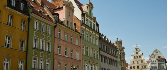 ARCHITEKTURA STAREGO MIASTA. WROCŁAW, POLSKA, EUROPA. 