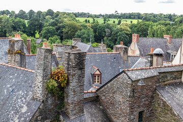 Wall Mural - view of Rochefort-en-Terre, in Brittany