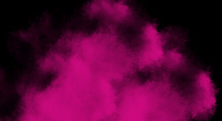 Wall Mural - Fuschia Fog or smoke color isolated background for effect, text or copyspace.