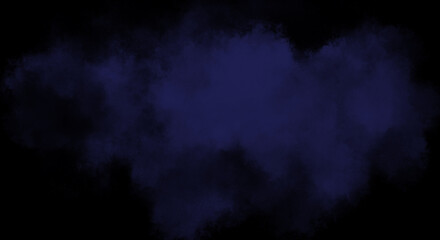 Wall Mural - Navy Fog or smoke color isolated background for effect, text or copyspace.