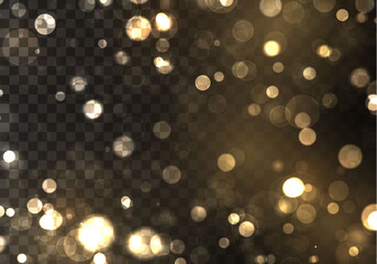 Gold bokeh blur