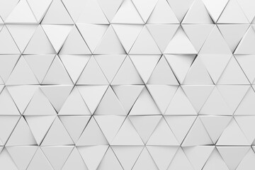 Wall Mural - abstract background of triangle. 3d rendering.