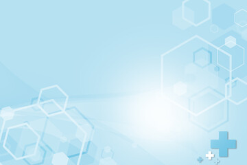 Wall Mural - blue abstract background on health concept
