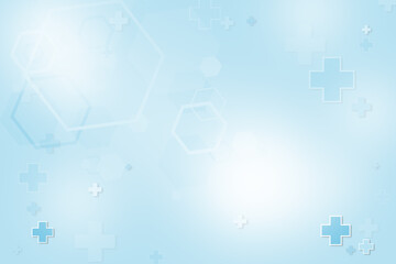Wall Mural - blue abstract background on health concept