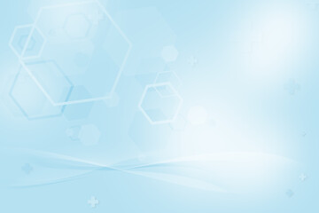 Wall Mural - blue abstract background on health concept