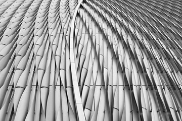 Aufkleber - Exterior of modern architecture. Building abstract background pattern
