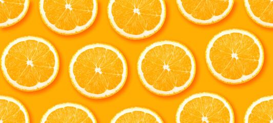 Wall Mural - Citrus seamless backdrop texture