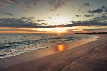 sunset at the beach