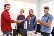 © torsakh - Group of business people or creative designer handshake and talking and meeting or discussion in conference room, team brainstorming new marketing project, colleagues teamwork working together