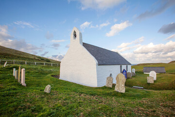 Wall Mural - The Church of the Holy Cross at Mwnt, Ceredigion, Wales, is a parish church and Grade I listed building dating probably from the 13th century.