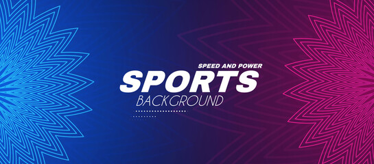 Wall Mural - abstract sport background with geometric elements. light dynamic effect.