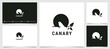 Canary silhouette logo 