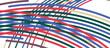 © antishock - Аbstract moving colorful lines vector backgrounds for cover, placard, poster, banner or flyer