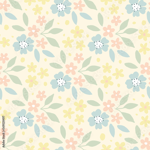 Fotografia Cute pattern in small flowers