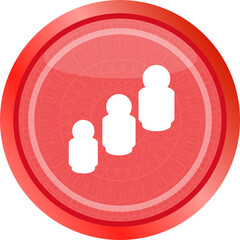 business man silhouette icon web app button