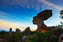 Amazing Shape Of Rock At Pa Hin Ngam National Park , Thailand